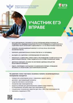 Участник ЕГЭ вправе